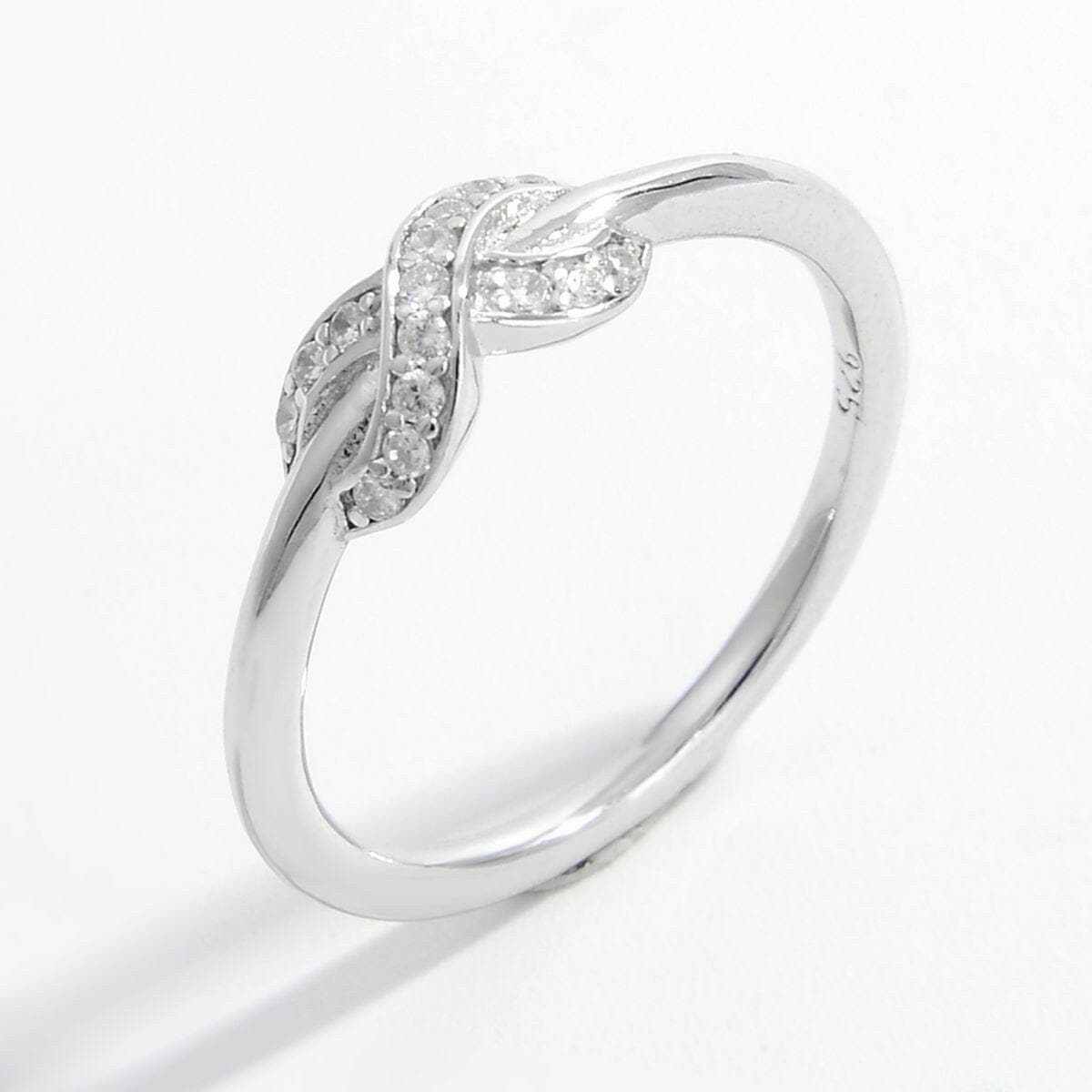 Elegant zircon geometric ring - Love Salve